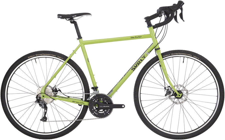 Surly Disc Trucker Bike - Pea Lime Soup 700 (700c Steel Soup 56cm)