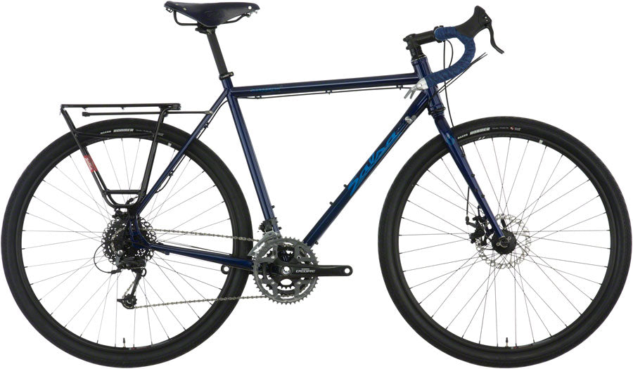 Salsa Marrakesh Drop Bar Brooks Bike - Dark Blue (700c Steel Blue 54cm)