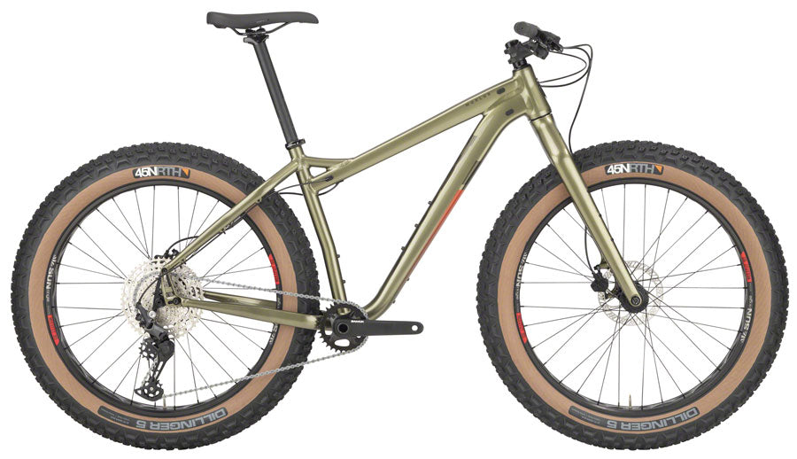Salsa Mukluk Deore 11 Fat Bike - Purple (11spd 26" Aluminum Green Small)