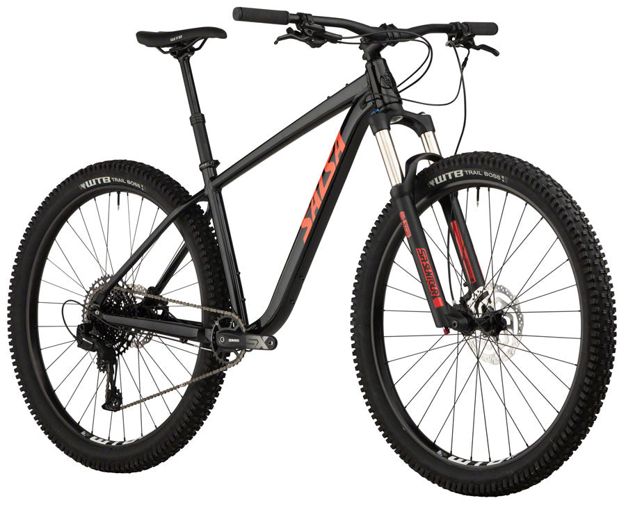 Salsa Rangefinder SX Eagle 29 Bike - Black (29" Aluminum Black Medium)