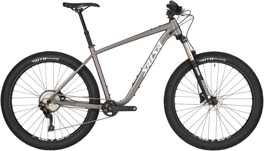 Salsa Rangefinder Deore 27.5+ Bike - Silver (27.5" Aluminum Silver Large)