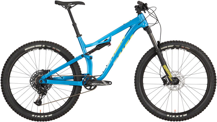 Salsa Rustler SX Eagle Bike - Blue (27.5 Aluminum Blue X-Large)
