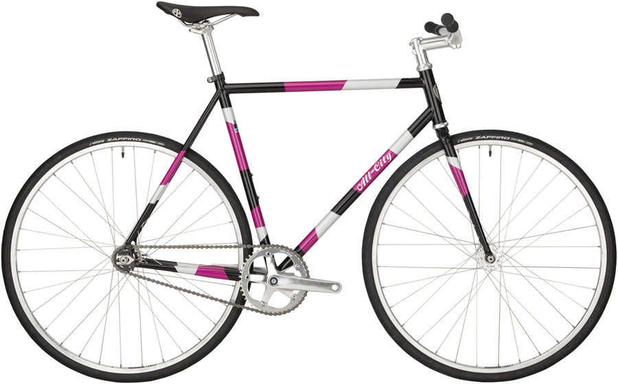 All-City Big Block Bike - Midnight/Frost/Violet (700c Steel Midnight/Frost/Violet 55cm)