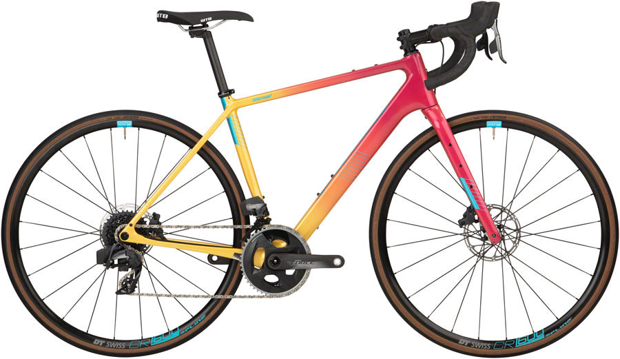 Salsa Warroad Force AXS Bike - Pink/Yellow Fade, 700 (700c Carbon 54.5cm)