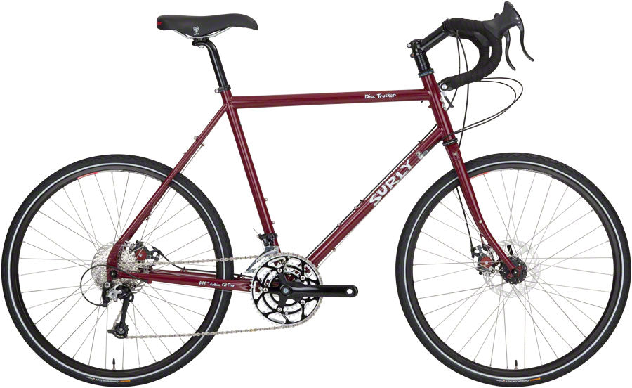 Surly Disc Trucker 26" 10 Speed (Complete Bike 54cm Maroon 10-Speed)