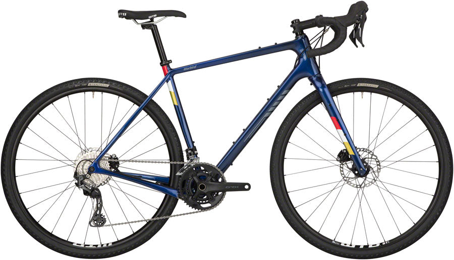 Salsa Warbird Carbon GRX 600 Bike - Dark Blue (700c Carbon Blue 52.5cm)