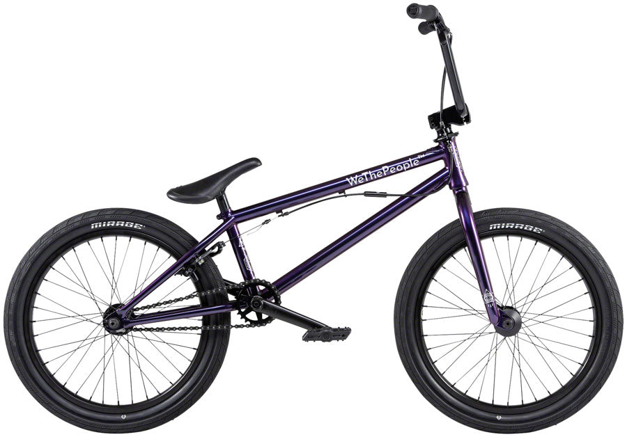 We The People Versus BMX Bike (20.65" TT Brushed Metallic Red)