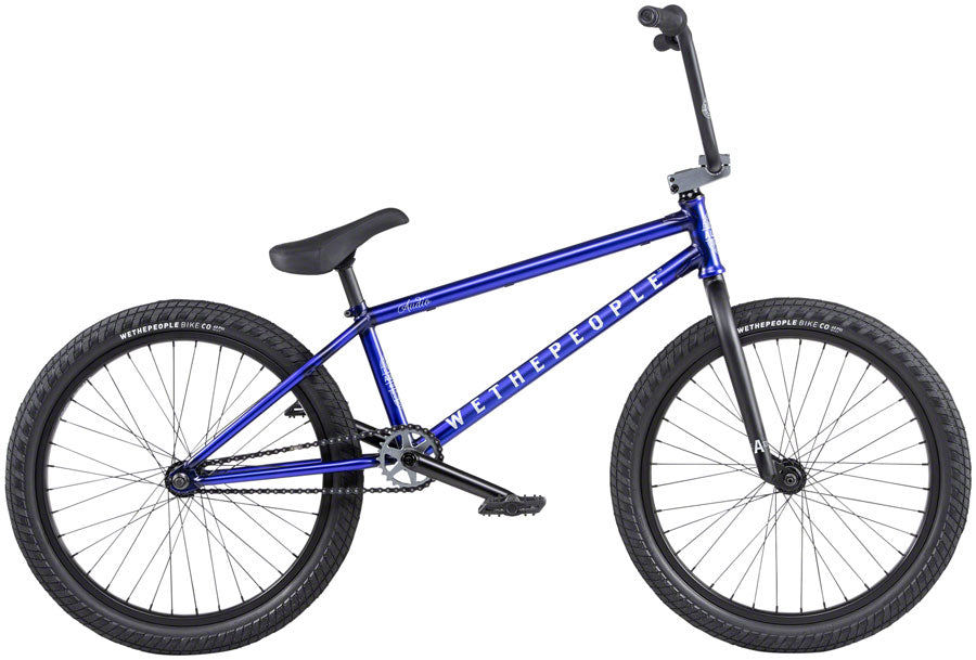We The People Audio 22" BMX Bike (21.9" TT Matte Translucent Blue)