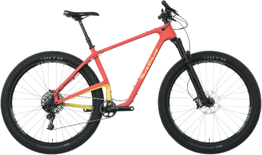 Salsa Woodsmoke Carbon GX1 29+ (Bike XS Red/Yellow)