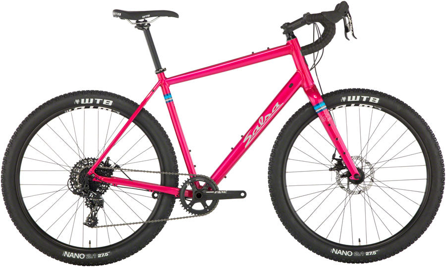 Salsa Journeyman Apex 1 650 Bike - Pink (650b Aluminum Pink 55.5cm)
