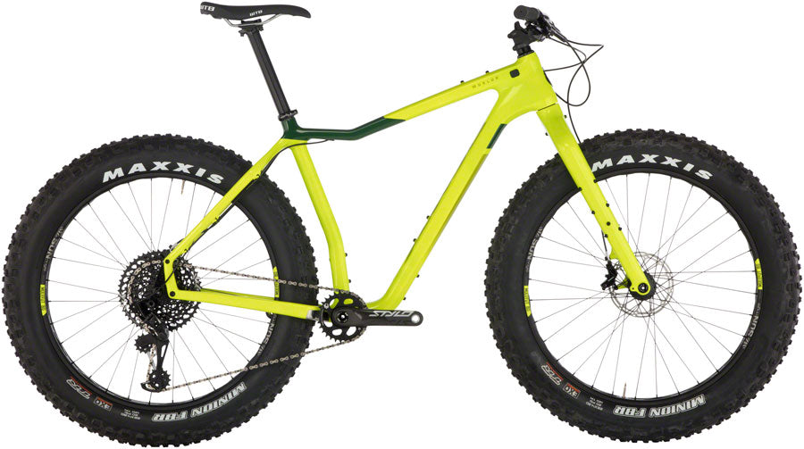 Salsa Mukluk Carbon GX Eagle Fat Bike - Lime Green (26" Carbon Green Medium)