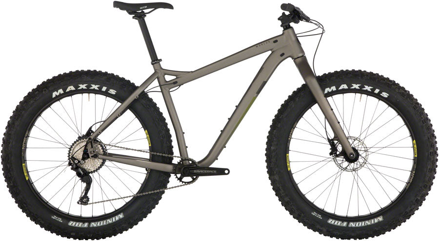 Salsa Mukluk Deore 1X Fat Bike - Dark Gray (26" Aluminum Gray X-Large)