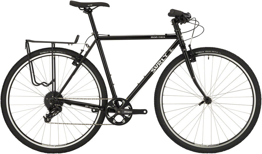 Surly Cross-Check Flat Bar Bike - Gloss Black (Cross Check Complete 58cm)