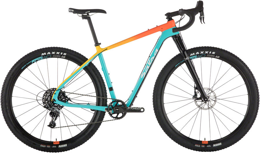 Salsa Cutthroat Force 1 Bike - Teal/Orange Fade (29" Carbon Fade Small)