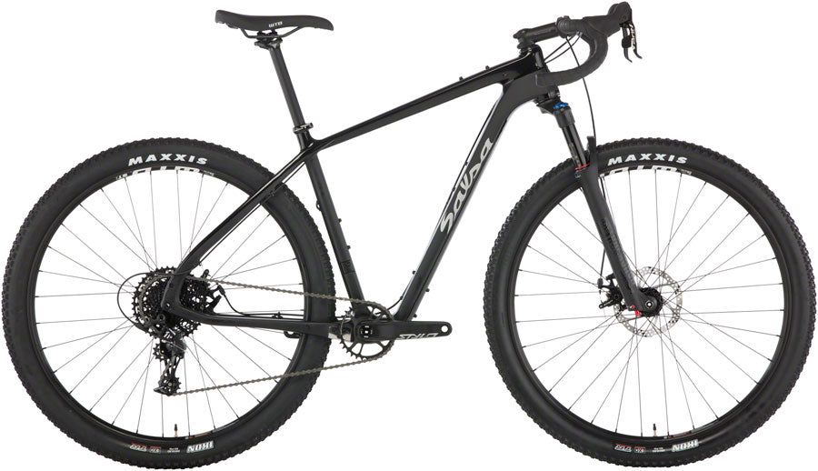 Salsa Cutthroat Apex 1 SUS Bike - Black on Black (29" Carbon Black X-Large)
