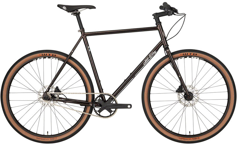 All-City Super Professional Single Speed Bike - Goldust (650b Steel Goldust 49cm)