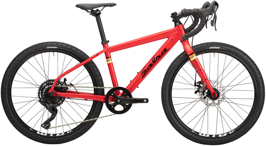 Salsa Journeyman 24 Bike - Red (Advent 24" Aluminum Red One Size)