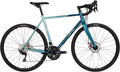 All-City Cosmic Stallion Bike - Blue/Green Stripes (700c Steel Stripes 61cm)