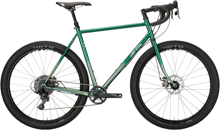 All-City Gorilla Monsoon Bike - Green Fade (27.5" Steel Fade 55cm)