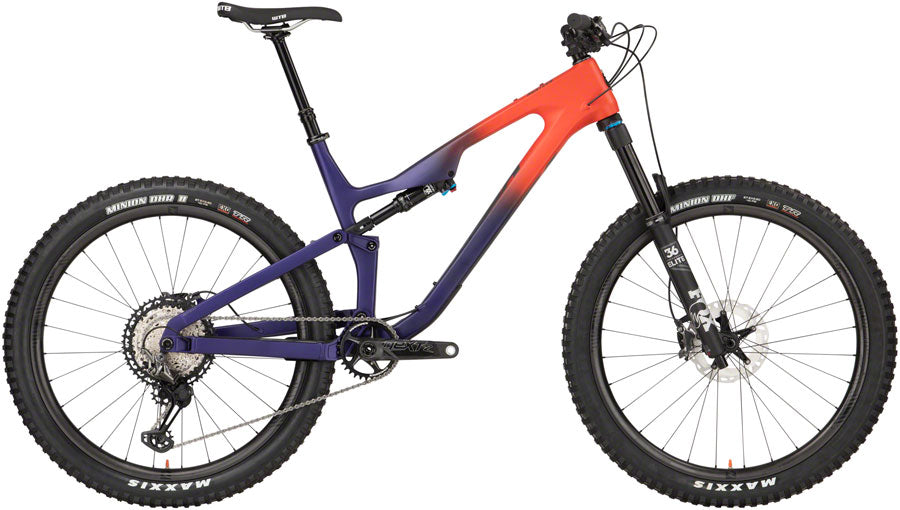 Salsa Rustler Carbon XTR Bike - Orange/Purple Fade (27.5" Carbon Fade Large)