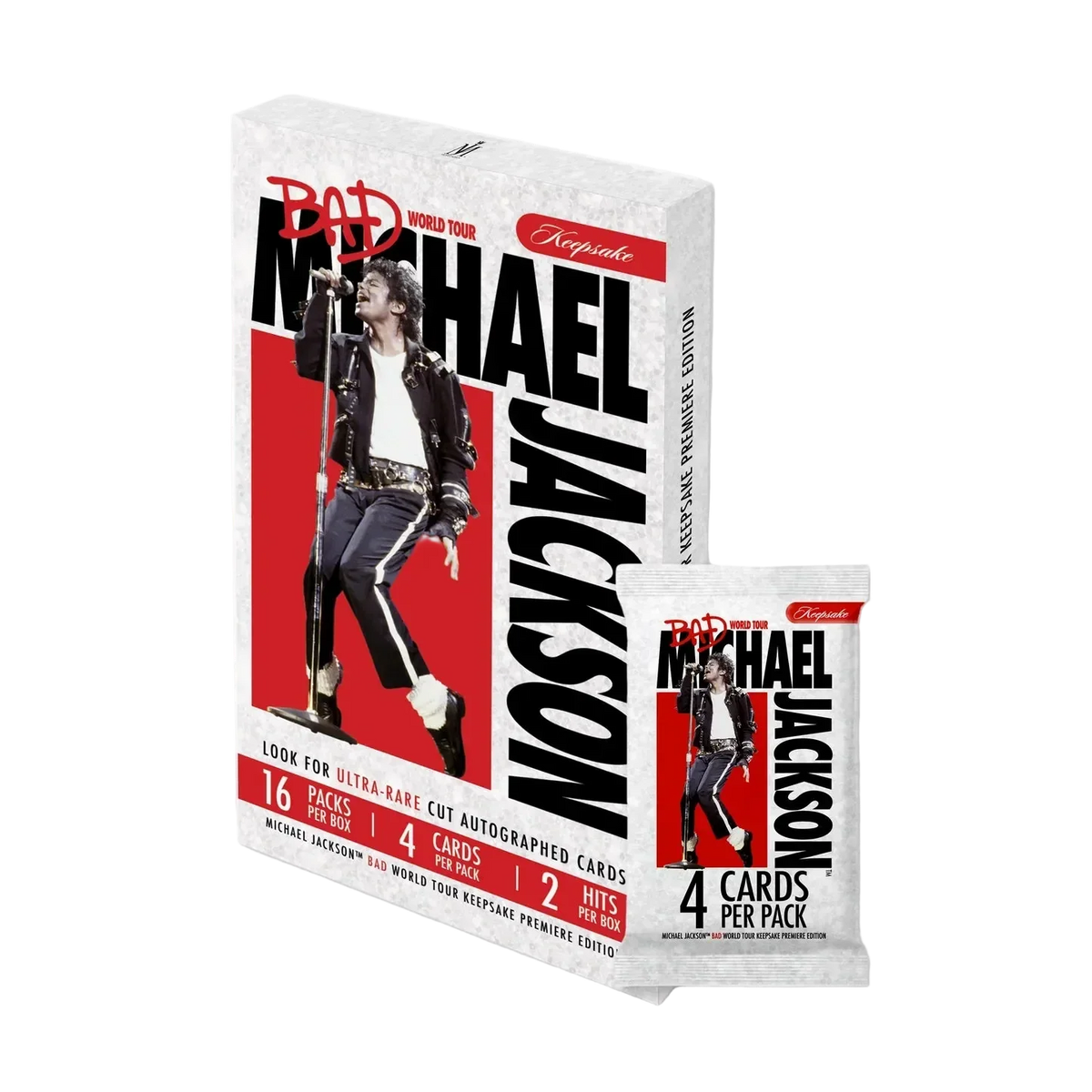 Michael Jackson Bad World Tour Keepsake Premiere Collection - Hobby Box (Factory Sealed Case of 10 Boxes (1 Complete Display))