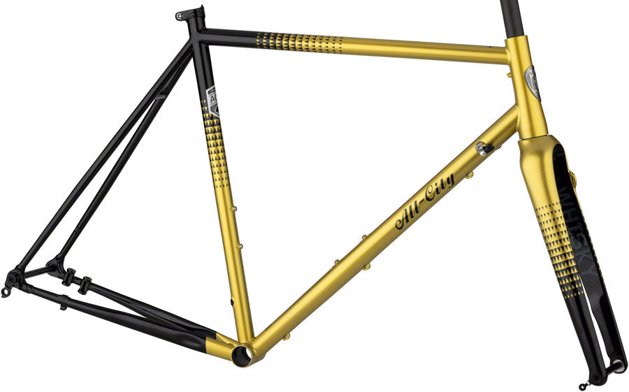 All-City Zig Zag Frameset (Golden Leopard / 46)