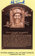 Alan Trammell Autographed HOF Postcard Detroit Tigers Beckett BAS Stock #137993