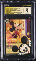 [CGC MINT 9 AUTO 10 (VERONICA DI LORENZO, 4/30/24)] MICKEY MOUSE - FRIENDLY FACE #13/204 - Super Rare - Rise Of The Floodborn (2023)
