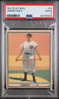 1941 Play Ball Jimmie Foxx #13 PSA 2