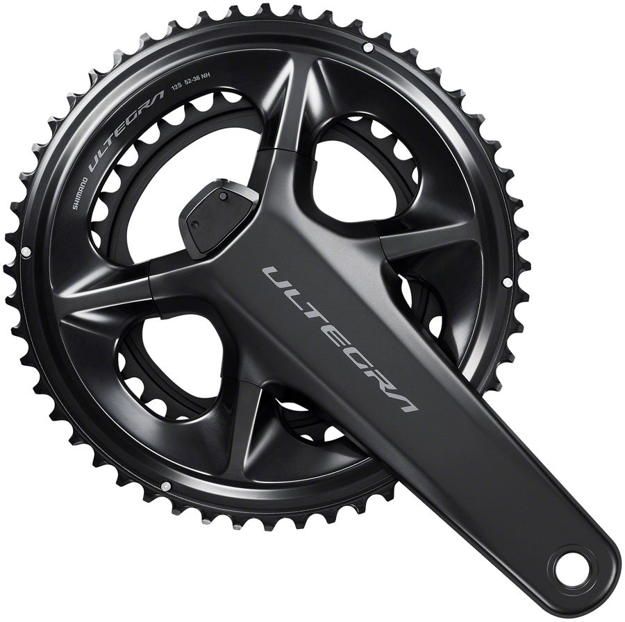 Shimano Ultegra FC-8100-P 12-Speed Power Meter Crankset (FC-R8100-P - 172.5mm 50/34t 12-Speed Hollowtech II Spindle Interface Black)