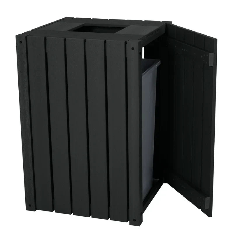 Sequoia Professional Commercial Trash Can (Black)