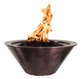 The Outdoor Plus Cazo Fire Bowl - Hammered Copper (24" / Match Lit Ignition)