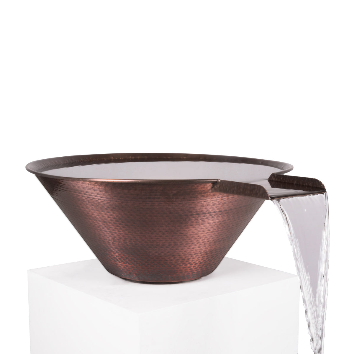 The Outdoor Plus Cazo Water Bowl - Hammered Copper (30")