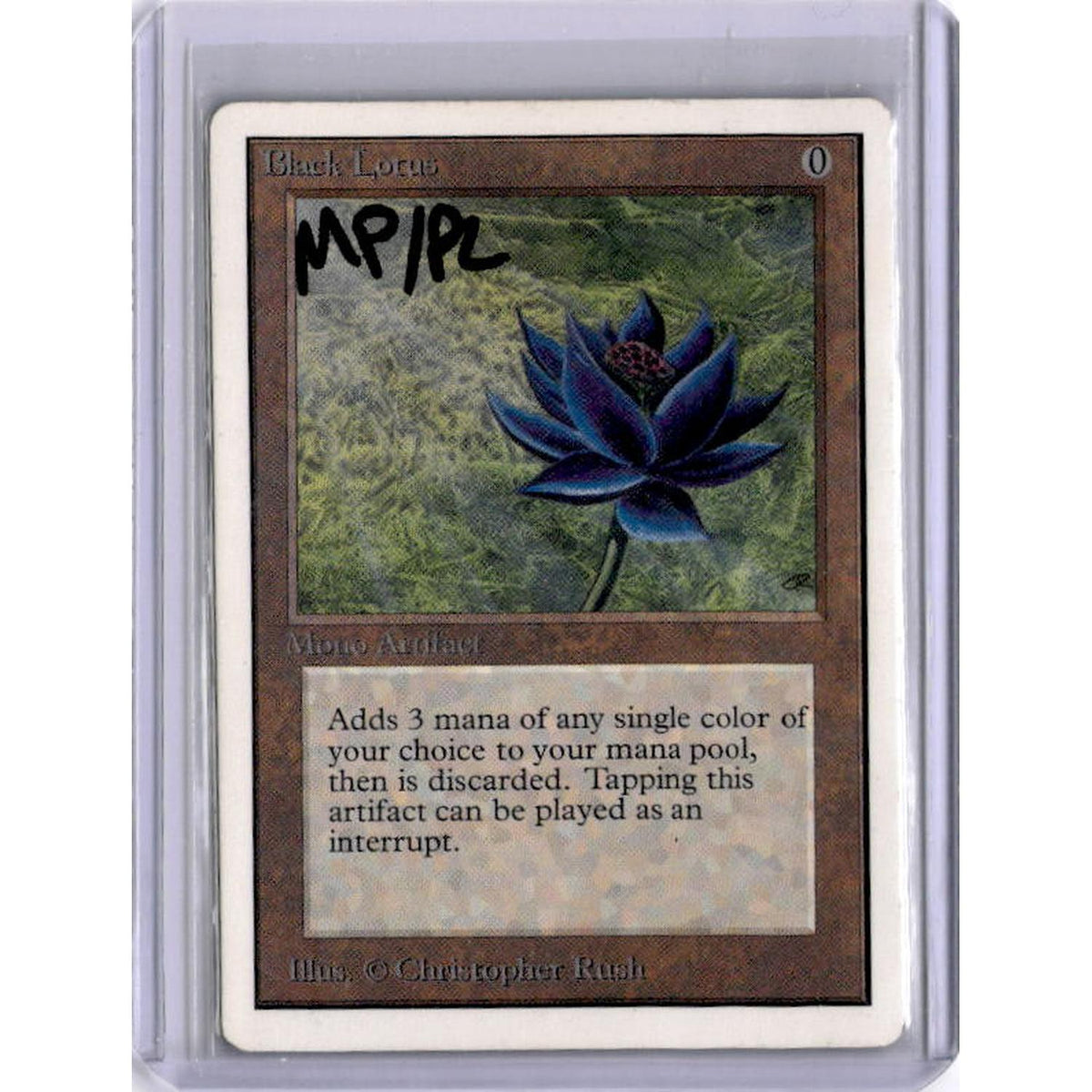 Black Lotus (MP/PL) [Unlimited Edition] [PICS] (MP/Played [pics])