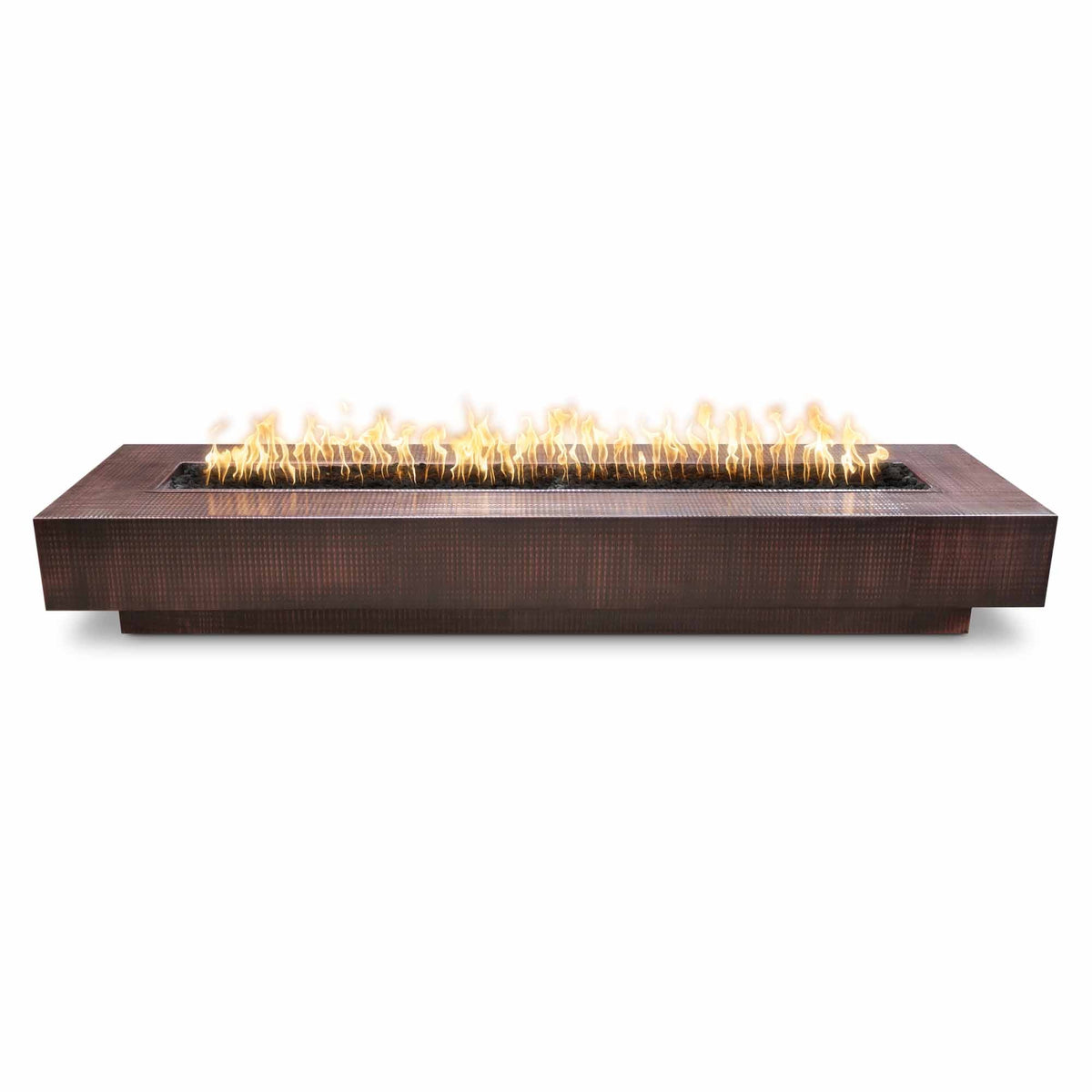 The Outdoor Plus Coronado Fire Pit - Metal Finish (Hammered Copper / 48" / Match Lit Ignition)
