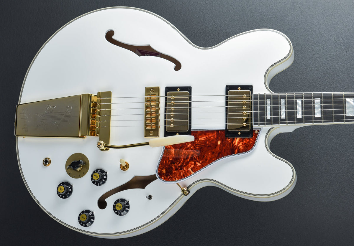 "Inspired by Gibson Custom" Alex Lifeson 1976 ES-355 Reissue - Alpine White