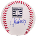 John Smoltz Autographed HOF Logo MLB Baseball Atlanta Braves Beckett BAS QR Stock #208994