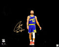 Stephen Curry Autographed 16x20 Photo Golden State Warriors Spotlight "The Captain" JSA