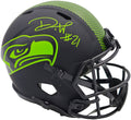 Devon Witherspoon Autographed Seattle Seahawks Eclipse Black Full Size Speed Replica Helmet MCS Holo
