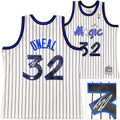 Orlando Magic Shaquille Shaq O'Neal Autographed White Authentic Mitchell & Ness 1993-94 HWC Swingman Jersey Size XL Beckett BAS Witness