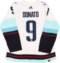Seattle Kraken Ryan Donato Autographed White Adidas Authentic Jersey Size 54 With Inaugural Season Patch Fanatics Holo