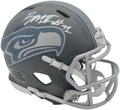 Byron Murphy II Autographed Seattle Seahawks Slate Gray Speed Mini Helmet MCS Holo