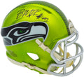 Byron Murphy II Autographed Seattle Seahawks Flash Green Speed Mini Helmet MCS Holo