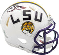 Odell Beckham Jr. Autographed LSU Tigers White Speed Mini Helmet Beckett BAS Witness