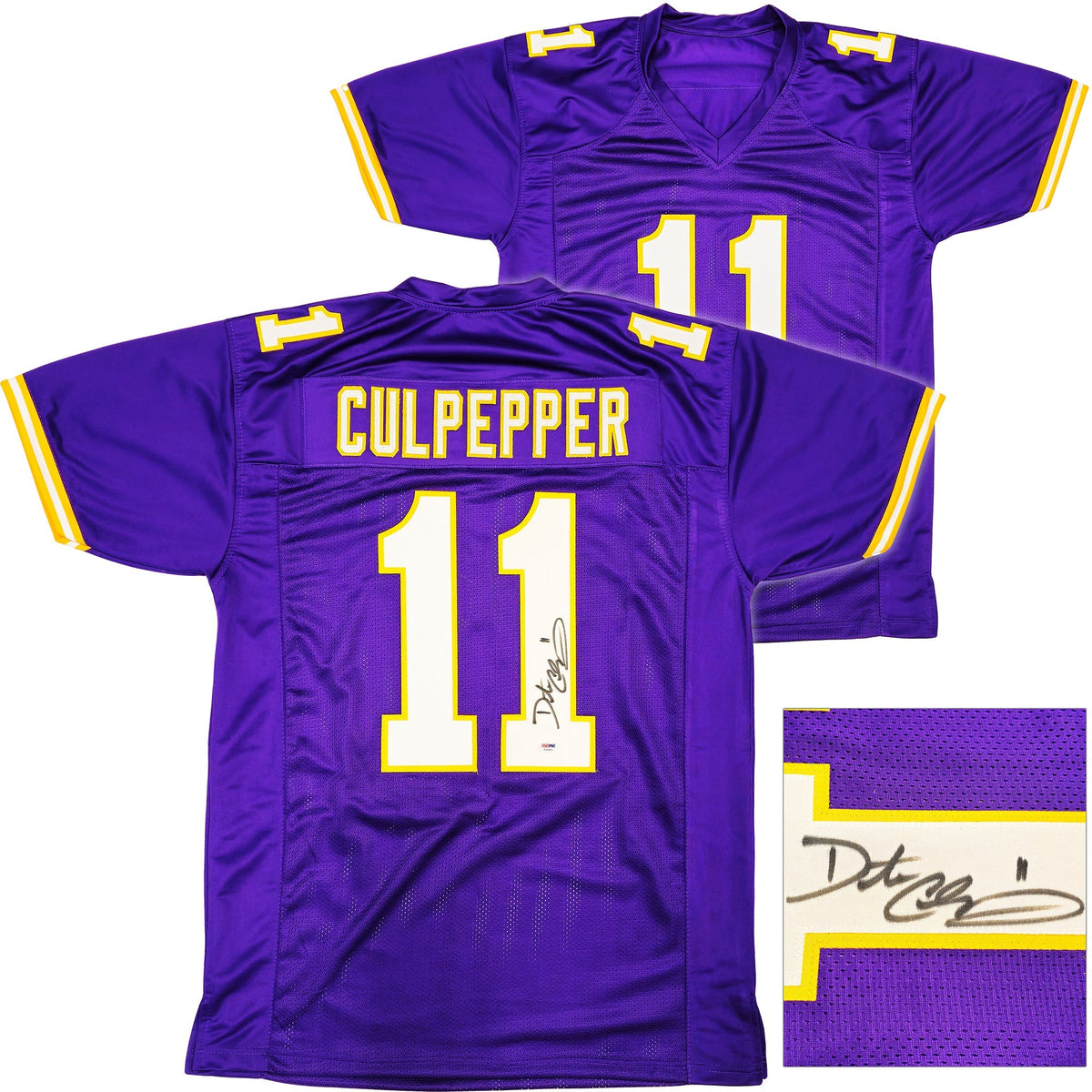 Minnesota Vikings Daunte Culpepper Autographed Purple Jersey PSA/DNA