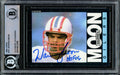 Warren Moon Autographed 1985 Topps Rookie Card #251 Houston Oilers "HOF 06" Beckett BAS #14612309