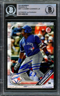Vladimir Guerrero Jr. Autographed 2019 Bowman Prospects Rookie Card #BP-1 Toronto Blue Jays Beckett BAS #14866180