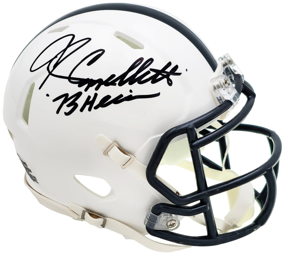 John Cappelletti Autographed Penn State Nittany Lions White Speed Mini Helmet "73 Heisman" JSA