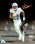 De'Von Achane Autographed 8x10 Photo Miami Dolphins Spotlight Beckett BAS Witness