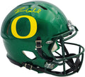 Dillon Gabriel Autographed Oregon Ducks Green Full Size Speed Authentic Helmet Beckett BAS Witness
